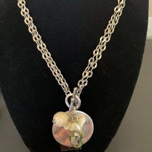 Shell and Raffia Necklace